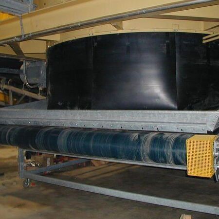 Corrugated belt conveyor