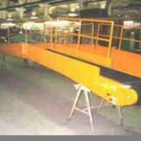 For foundries: Belt conveyor with wear lining (Hardox)